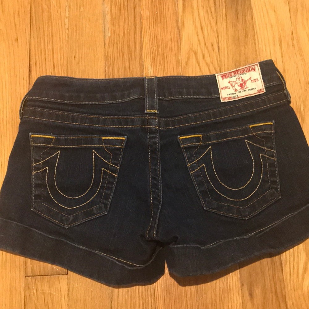 True Religion Allie Jean Shorts Size 27